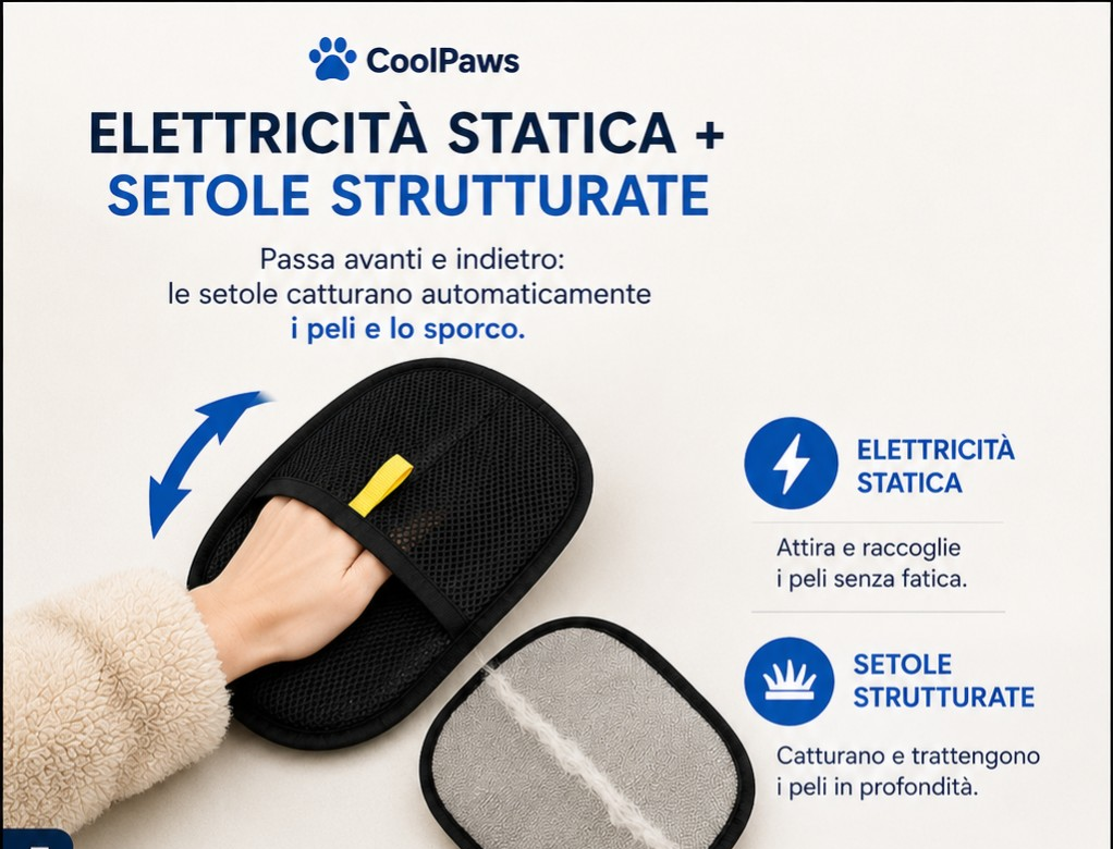 Guanto Leva-Peli per Cani e Gatti | CoolPaws