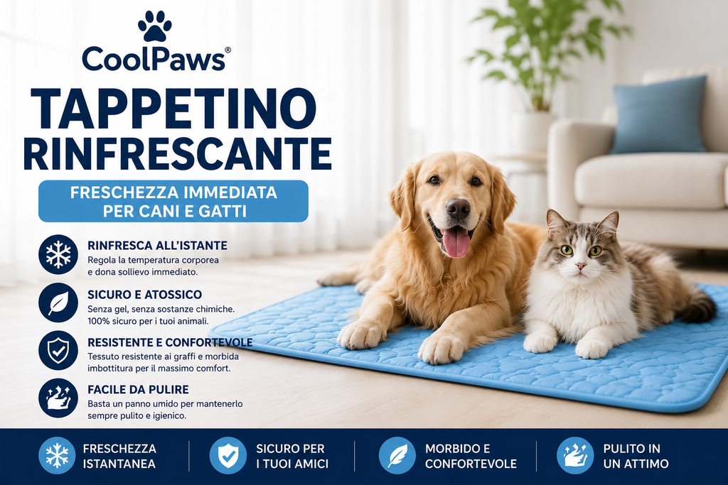 Tappetino Rinfrescante per Cani e Gatti – CoolPaws