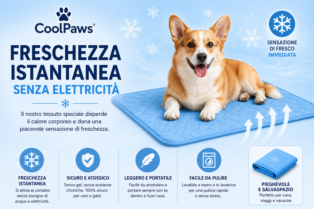 Tappetino Rinfrescante per Cani e Gatti – CoolPaws
