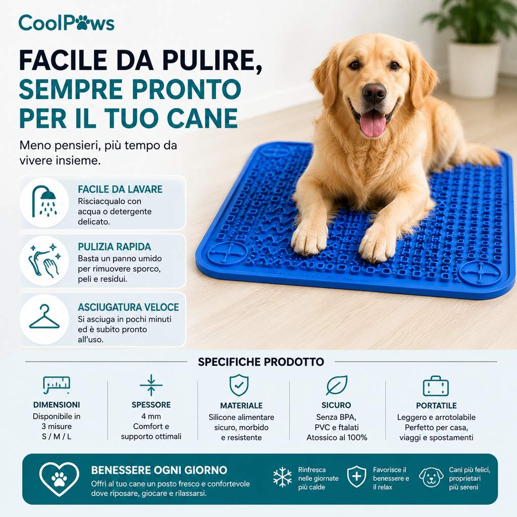 Tappetino Lecca-Premi Antistress per Cani | CoolPaws