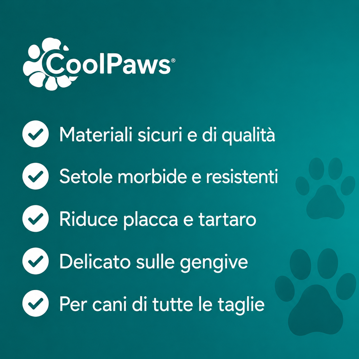 CoolPaws® Spazzolino 360° per Cani | Pulizia Delicata e Completa dei Denti