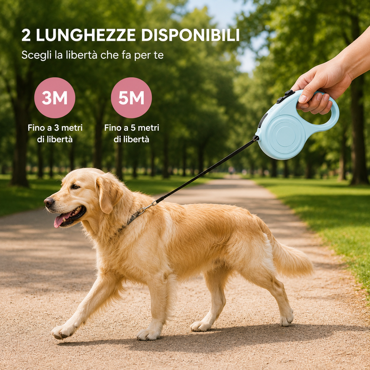 Guinzaglio Automatico Estensibile per Cani | CoolPaws
