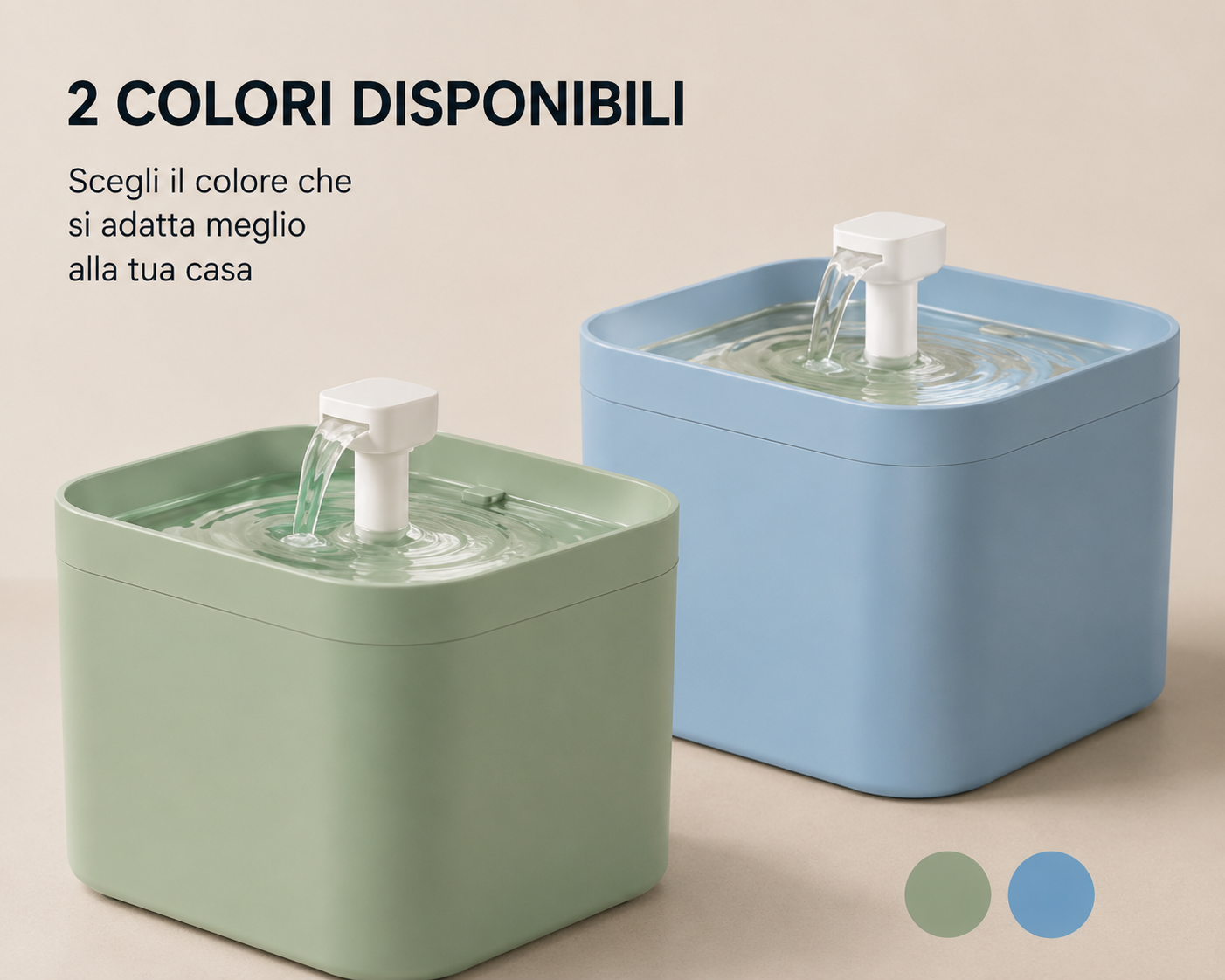 CoolPaws® Fontanella Automatica per Cani e Gatti | Acqua Fresca Filtrata 24/7