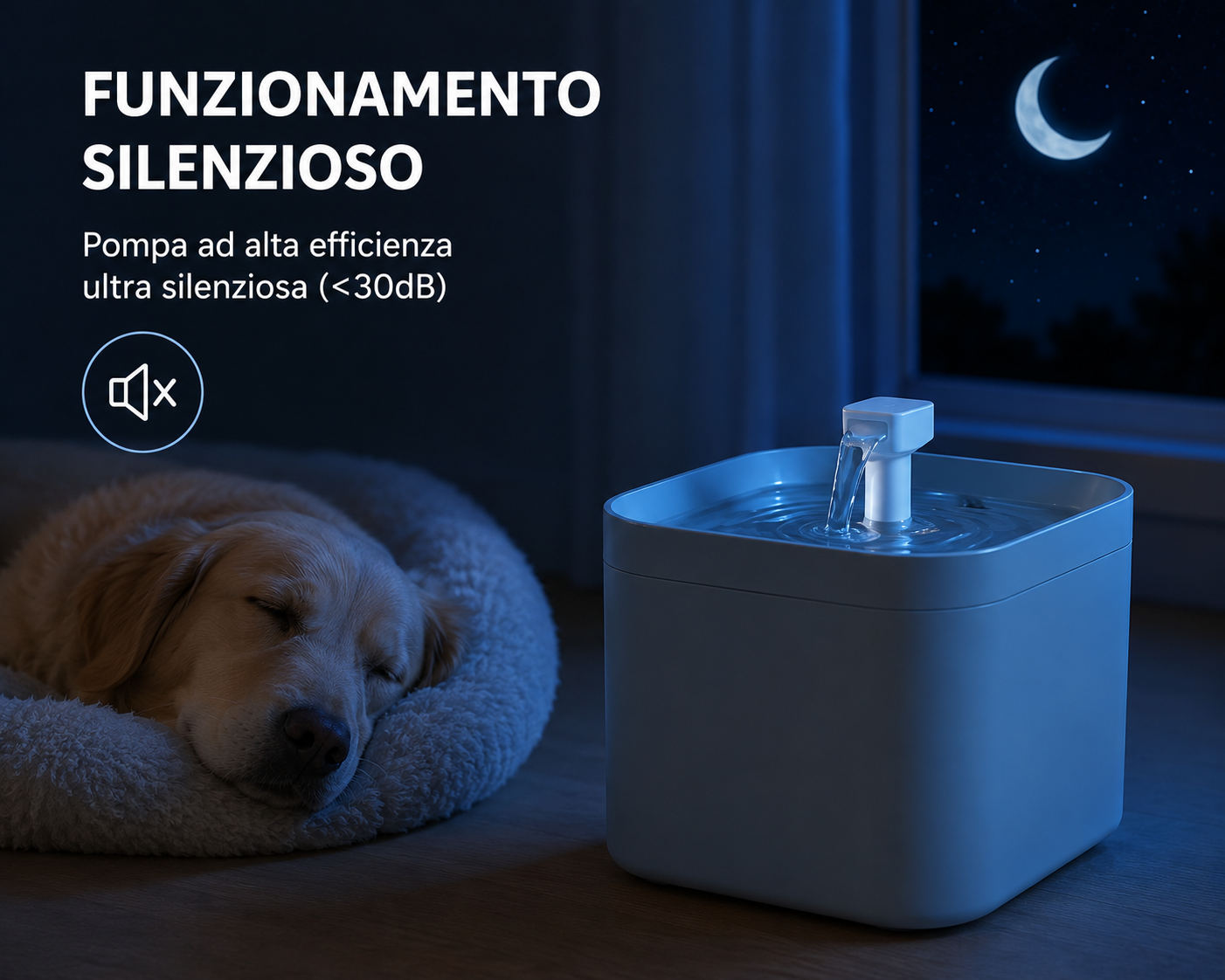 CoolPaws® Fontanella Automatica per Cani e Gatti | Acqua Fresca Filtrata 24/7
