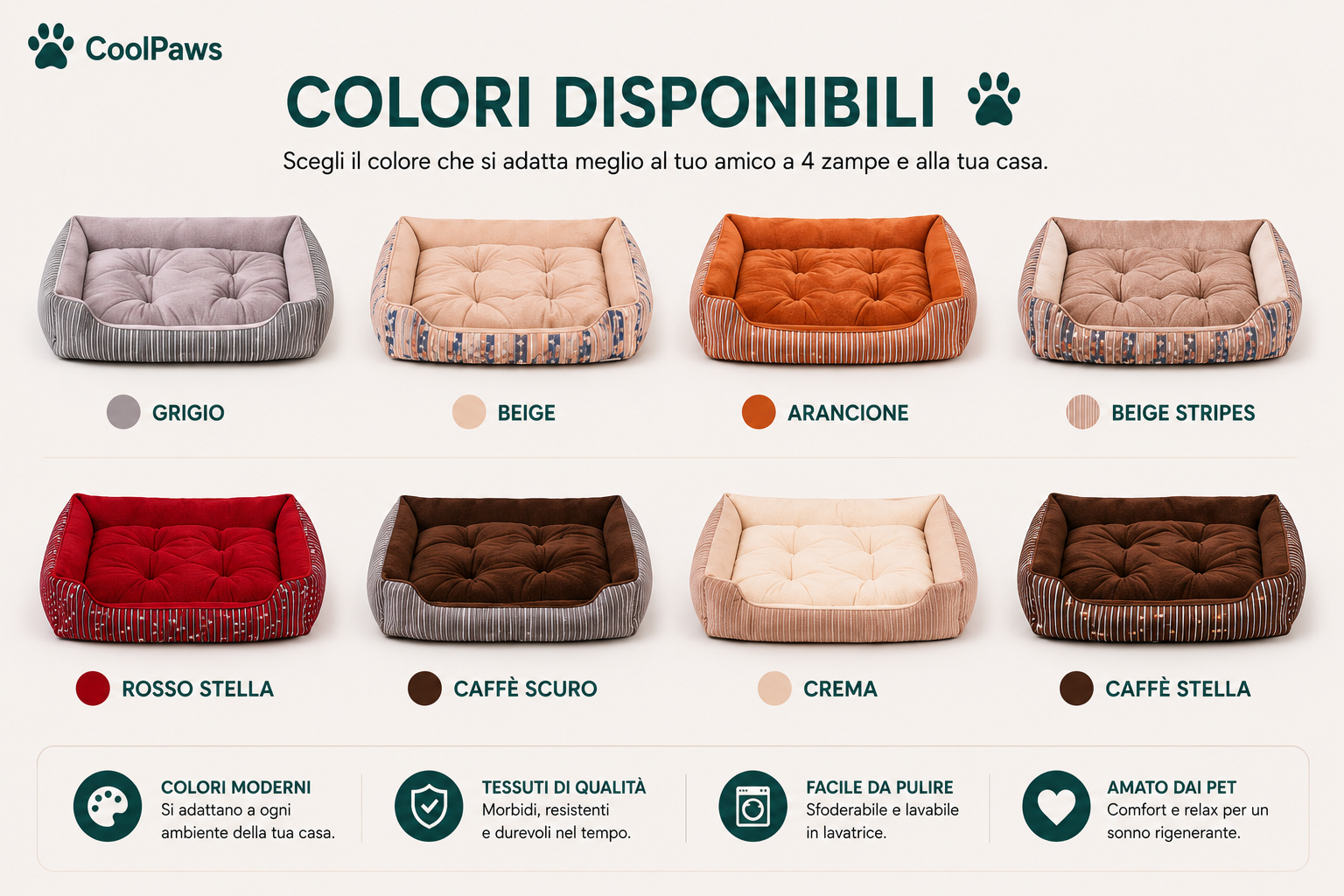 Cuccia Morbida Premium per Cani e Gatti – Ultra Comfort con Bordi Rialzati | CoolPaws