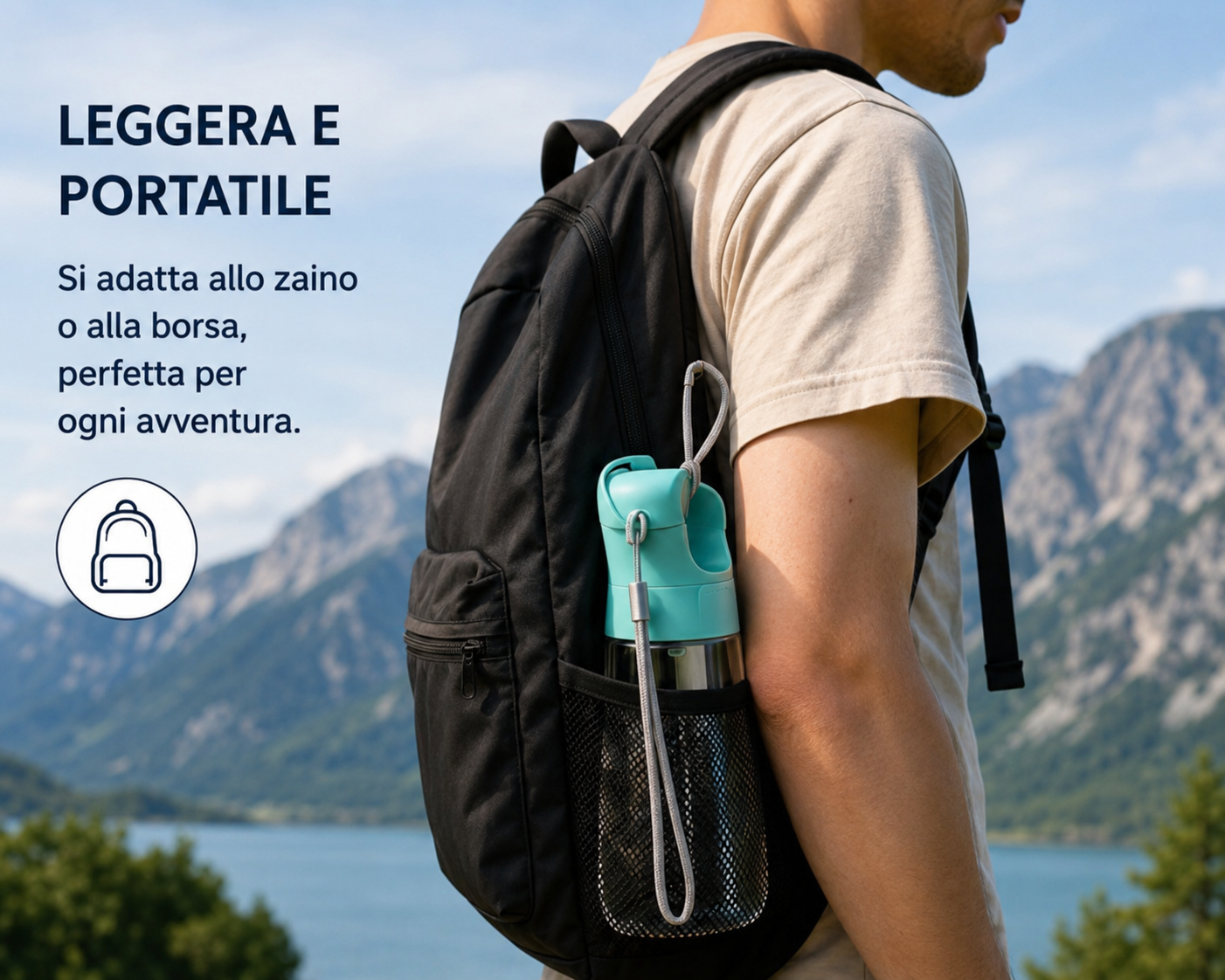 CoolPaws® Borraccia Portatile per Cani con Ciotola Integrata | 450ml / 550ml