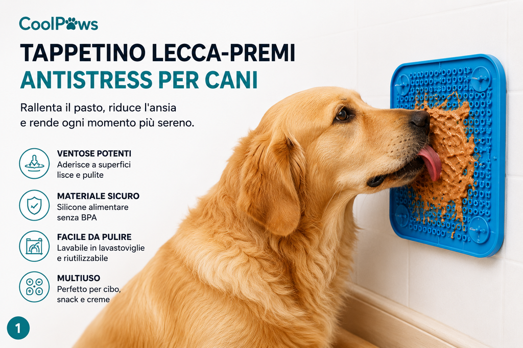 Tappetino Lecca-Premi Antistress per Cani | CoolPaws